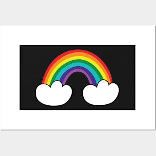 Rainbow Pride flag Posters and Art